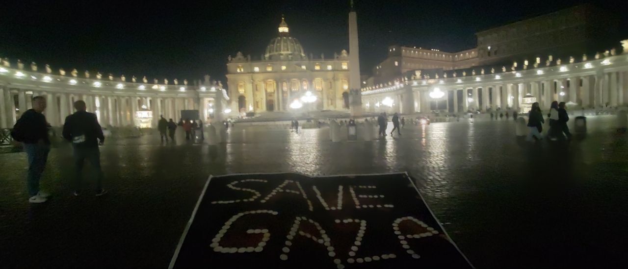 Manifestazione Roma Luisa Morgantini Alex Zanotelli VITA